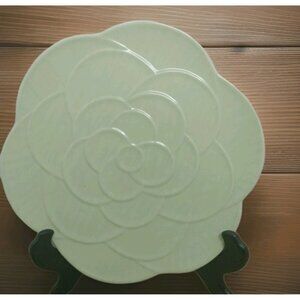 2 Target Home Sunday Brunch Pastel Flower Green Dessert Salad Plate 9"